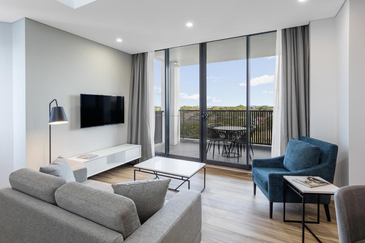 Meriton Suites Coward Street, Mascot Sydney Exteriér fotografie Living room